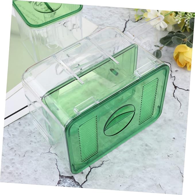 BESPORTBLE Self Guided Incubator Box for Fish Breeding Transparent Isolation Tank for Aquarium Protects Sick Fish Improves Survival Rates