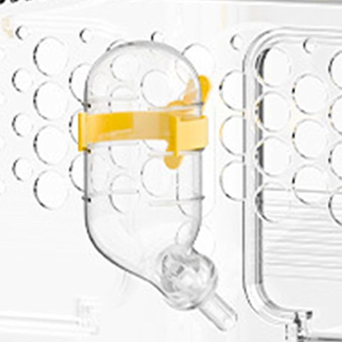 Bird Carrier - Transparent Portable Breathable Parrot Cage, Flying Squirrel Carrier, Ideal for Parakeets Conures Canaries Budgies Cockatiels Lovebirds Hamsters Outdoor Park Travel
