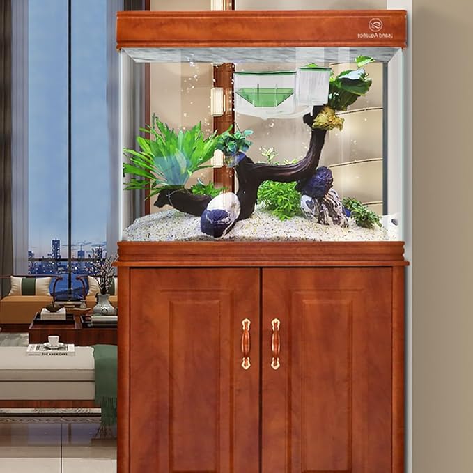 DOITOOL Pneumatic Hatching Box Aquarium Isolation Tank for Fish Fry Nursery Transparent Fish Tank Fry Box with Self-Guided Circulation for Home Aquatic Pets