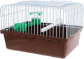BESPORTBLE Portable Bird Cage for Lovebirds Spacious Travel Carrier with Perch Food Box Waterer Lightweight Convenient Cage for Parrots Small Pets for Outdoor Use