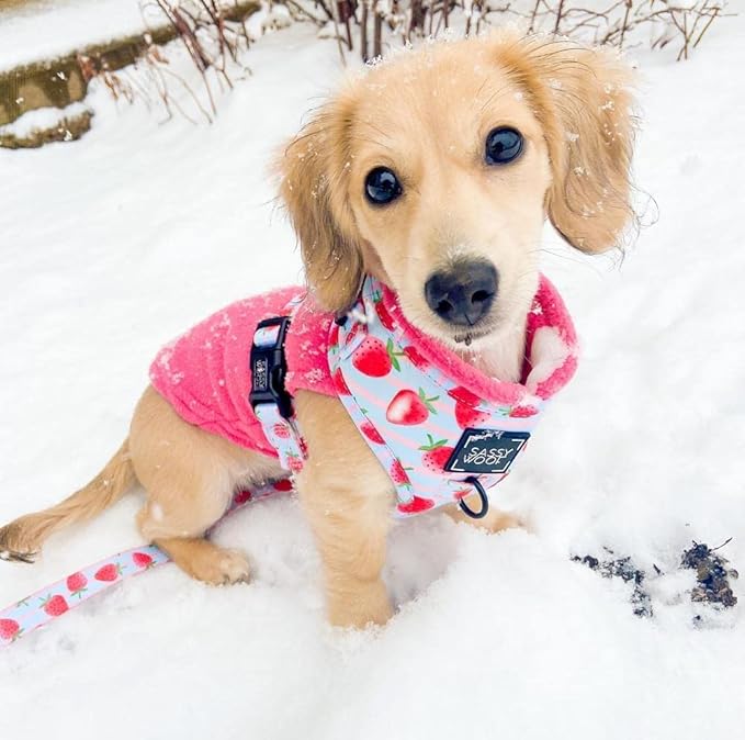 Gooby - Stretch Fleece Vest, Pullover Fleece Vest Jacket Sweater for Dogs, Pink, X-Large