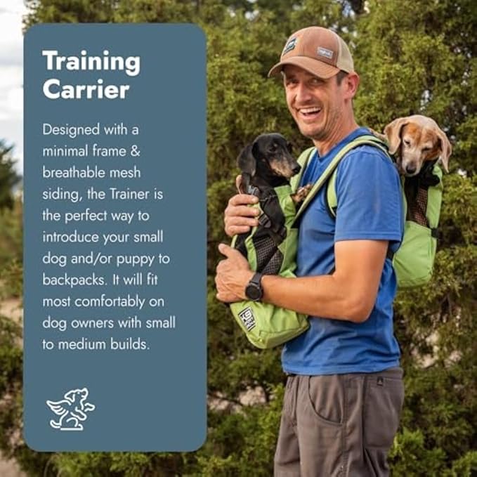 K9 Sport Sack Trainer - Medium, Iron Gate - Ideal for Dogs with 17-19” Back Length - Backpack-Style Training Carrier - Meant for Quick, Non-Strenuous Activities