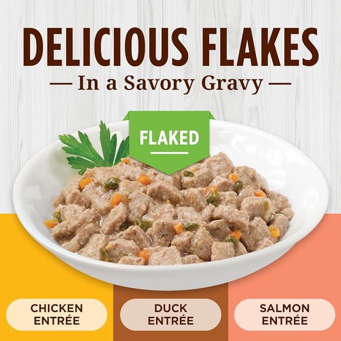 Instinct Flaked Entrée Wet Canned Cat Food - Variety Pack, 5.5 Ounce (Pack of 12)