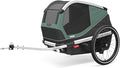 Thule Bexey pet Bike Trailer - Carrier for Small & Large Sized Dogs - Foldable Design - Easy to Connect to Bike - Padded Interior - Converts into Travel Crate - Durable Materials