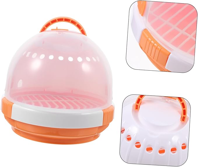 Happyyami Bird Portable Travel Cage Small Bird Carrier Parrot Cage Comfortable Handle for Outdoor Trips Hiking Camping