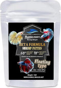 Bubble Magus Fish Food, Betta Fish Food, Contains 60% Shrimp Meat+10% Aquatic Algae All Natural Protein, Rich in Calcium, for Betta's Healthy Development and Cleaner Water (1 Pack, 2oz)