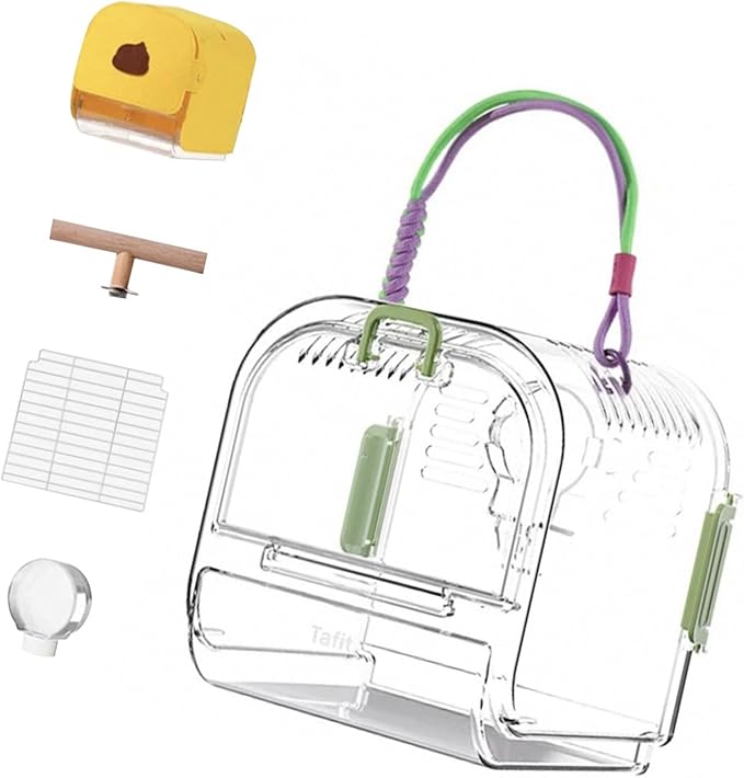 Security Pet Satchels Large Capacity Slings Ventilated Travel Carriers for Outdoor Bird Excursions Outdoor Bird Carriers