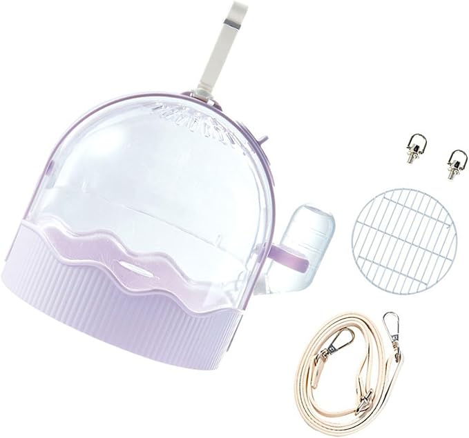 Pet Carriers Cage Portable Cage Parrot Bird Carrier Outdoor Travel Camping Bird Parrot with Water Bottle Small Pet Supply Small Large Cages and Habitats Cages and Habitats