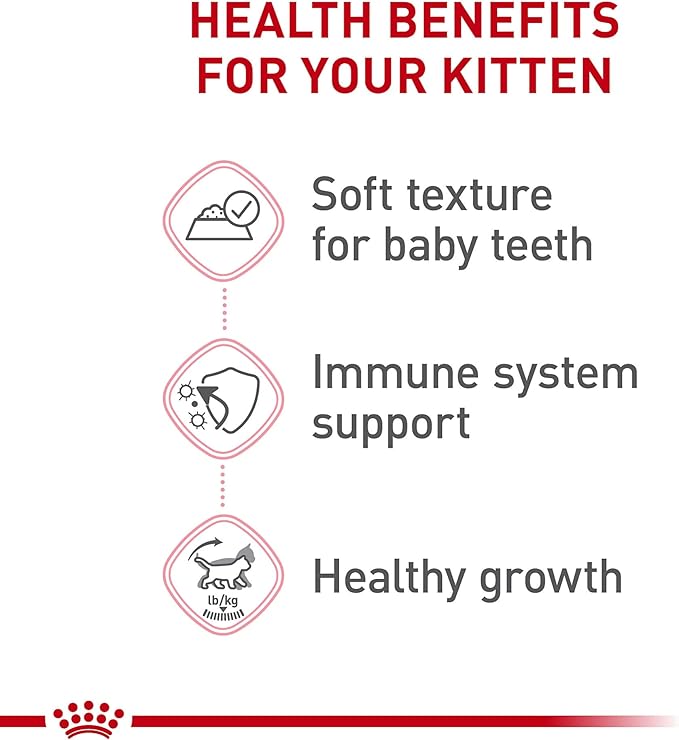 Royal Canin Feline Health Nutrition Kitten Thin Slices in Gravy Cat Food, 3 oz (Pack of 18)