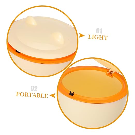1Set Sealed Cat Litter Trash Can with Lid Included Easy Maintenance Pet Waste Container for Home Use Design for Odor Prevention for Bathroom