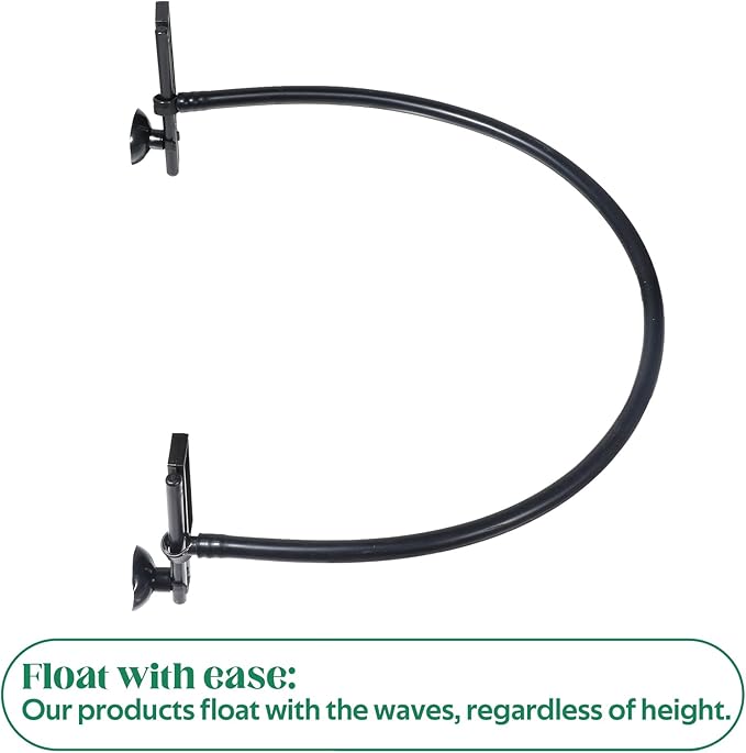 Floating Plant Corral for Aquarium, Floating Plant Fence for Aquarium Accessories, Fish Tank Plant Fence Adjustable Height with Water Level, Suitable for All Floating Plants and Aquariums