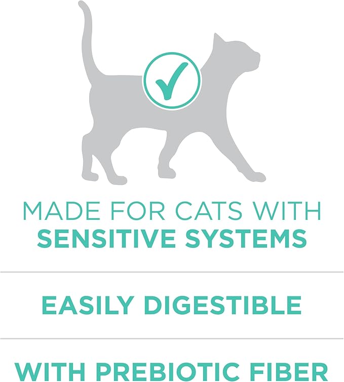 Purina ONE Sensitive Stomach, Sensitive Skin, Natural Dry Cat Food, +Plus Sensitive Skin and Stomach Formula - 3.5 Lb. Bag