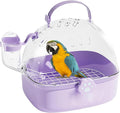 Hamster Carrier - PVC Chinchilla Carrier Cage with Drinker | Spacious Accessory for Transportation of Birds Like Parrots Cockatiels and Parakeets, Spacious Design for Macaw Sparrows