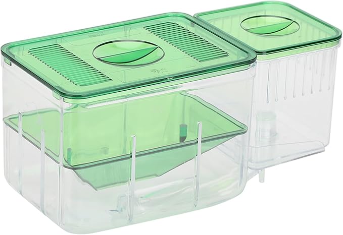 EVTSCAN Double Layer Fish Breeding Box Aquarium Fish Isolation Box Safe Hatchery Incubator Fish Separation Tank for Newborn Fish Injured Fish Shrimp