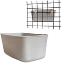 12 Pack Feeder Waterer Chicken 21 oz Food Water Cage Cups Rabbit Puppy Cat Hanging Feeding Dish Coop Bowl Watering Container Treats Drinker for Pigeon Bird Bath Basin Hamster Bed