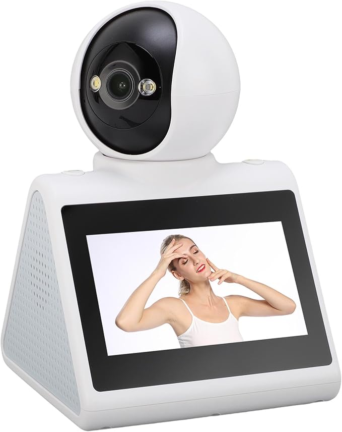 PUSOKEI Two Way Video Camera,2MP HD 1080P Pet Dog Camera, Smart Video Calling Monitor with Motion Zone, Voice Calling for Home Security & Family Communication (64GB)