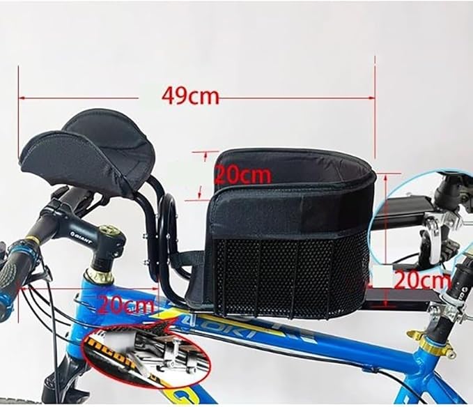 Bicycle Pet Carrier with Quick Release Bracket – Front Dog Basket with Safety Clip, Mesh Ventilation & Cushion