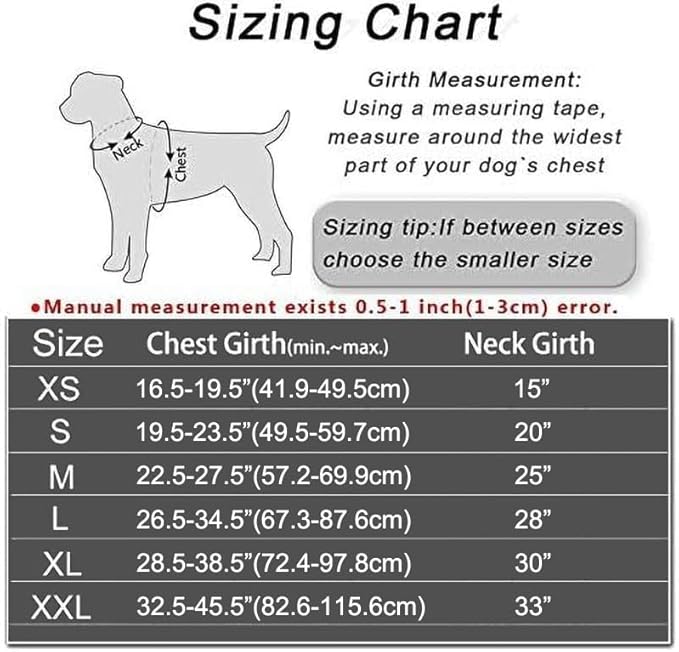 JSXD Dog Harness,No-Pull Service Dog Harness with Handle Adjustable Outdoor Pet Dog Vest 4M Reflective Nylon Material Vest for Breeds,Easy Control for Small Medium Large Dogs