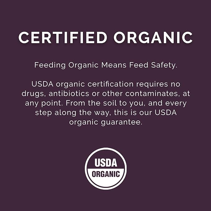 Layer Pellet Feed, 40lbs - Non-GMO, High-Protein Poultry Feed for Healthy Hens & Nutritious Eggs, 17.5% Protein - USDA Certified Organic Blend, Soy & Corn-Free