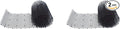 2X Household Garden Prickle Strip Anti Cat Dog Repellent Deterrent Spike Mat Garden Flower Plant-Black