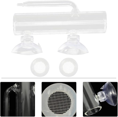 1 Set Fish Tank Incubator Glass Containers Fishing Tumbler Glass Aquarium Shrimp Breeding Box Fish Container Transparent High Borosilicate Glass Crystal Shrimp Fish Eggs