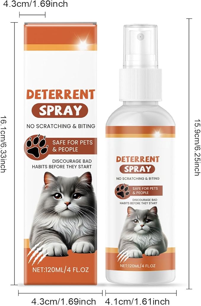 120ml AntiClimbing Cats Sprays Citrus Base Deterring Furniture Guard Damage Prevention Indoor Control Anticat Climbing Sprays for Furniture