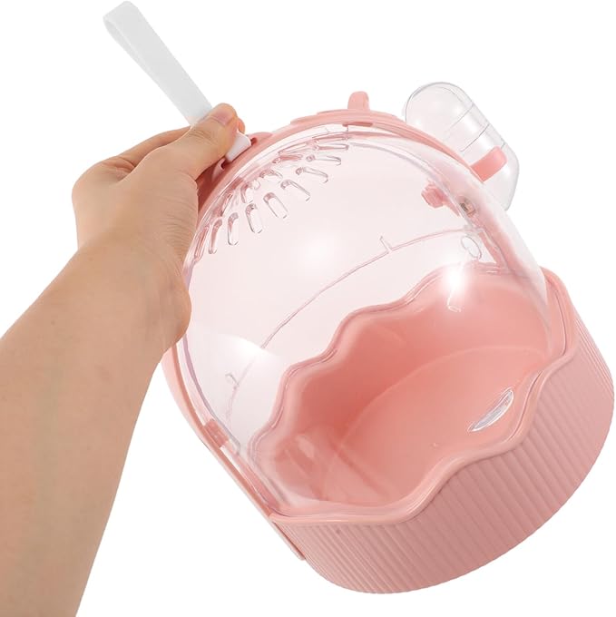 Portable Parrot Travel Cage Spacious Breathable Design Folding Outdoor Bird Carrier Large Parakeets Small Birds Pink Lightweight Transport Cage