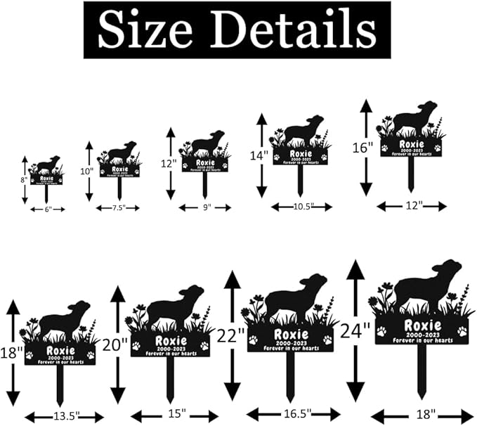 Personalized French Bulldog Memorial Dog Grave Marker, Custom Bulldog Dog Memorial Garden Stake Grave Marker, Metal Sympathy Plaque Sign Pet Loss Gift Outdoor Garden Decor Dog Grave Marker