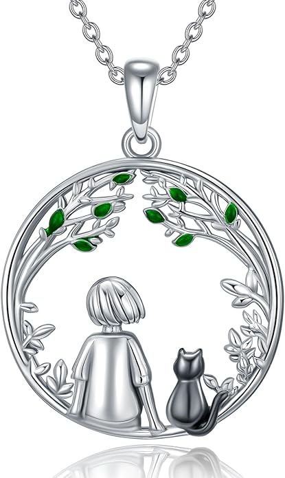 KZX Cat/Dog/Phoenix/Eagle/Whale/Shark/Puffin/Starfish/Chicken/Butterfly/Owl/Bee/Frog/Seahorse Necklace Sterling Silver Animal Pendant Jewelry Gift for Women