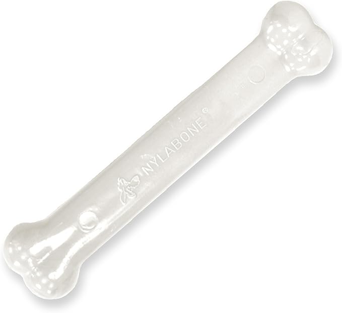 Nylabone Power Chew Classic Bone Chew Toy for Dogs, Durable Dog Toys for Aggressive Chewers, Chicken Flavor, Large/Giant - Up to 50 lbs. (1 Count)