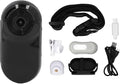 Cat Video Camera Pet Collar Camera 120 Deg Lens OTG Connection Video Recording Adjustable Magnetic Cat Sport Camera for Outdoor (Black)