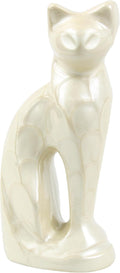 Cat Urns for Ashes - Pet Memorial Cat Urn Cat Memorial Gift, Pet Urn for Cat Ashes Keepsake Pet urns for Cats Ashes, Pet Ashes Urn, Pet Cremation Urn (Pearl)