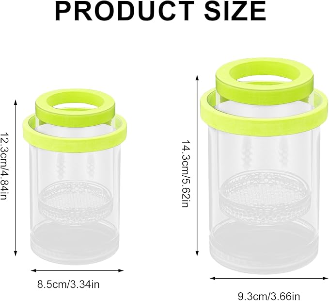 Fish Breeder Box for Raising Fry in Aquariums with Suction Cup Mounting/Floating Breeding Box 3Pcs Floating Hatchery Incubator