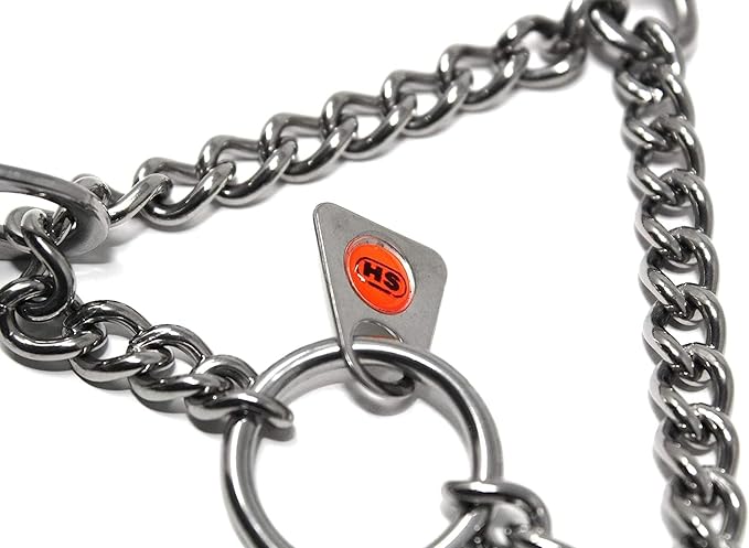 Herm Sprenger Stainless Steel Prong Dog Training Collar with Swivel Ultra-Plus Pet Pinch Collar No-Pull Collar for Dogs Made in Germany 3.2mm x 23in Medium