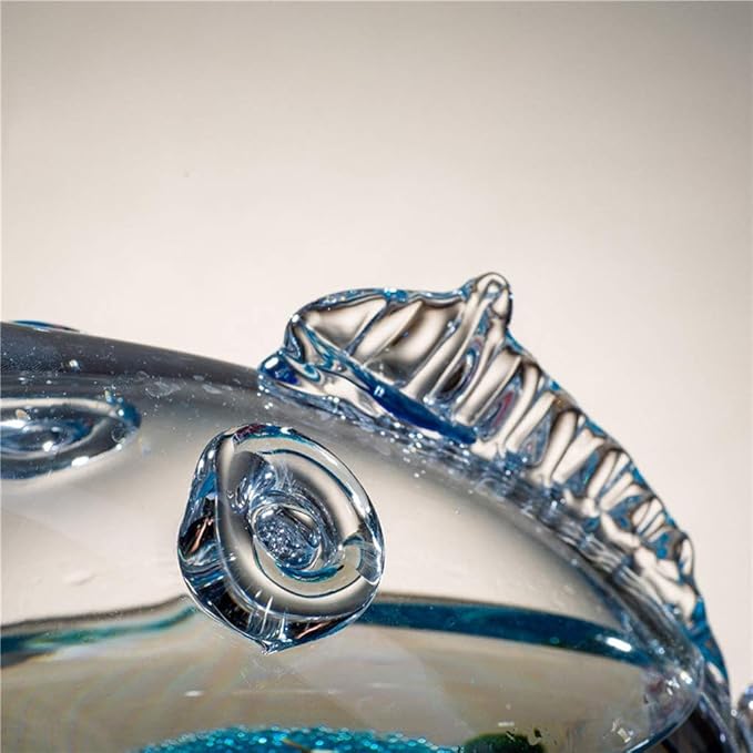 Fish Bowls Creative Fish Tank Aquarium Fish-Shaped Glass Fish Tank Goldfish Tank Living Room Turtle Tank Fish & Aquariums-M, Medium