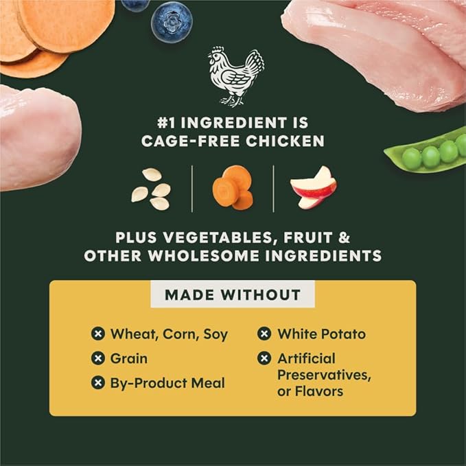 Instinct RawBoost, Natural Dry Dog Food with Freeze-Dried Pieces, High Protein, Grain-Free Recipe - Real Chicken, 20 lb. Bag