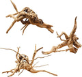 Hamiledyi 6-8in Aquarium Driftwood 3PCS Reptile Spider Wood Assorted Branches Natural Trunk Driftwood Tree Fish Tank Decoration