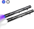 UV Flashlight, 395nm Black Light Pen, LED IPX4 Waterproof Urine Detector for Pet Urine, Cat Dog Stains, Bed Bugs, Night Fishing, Travel