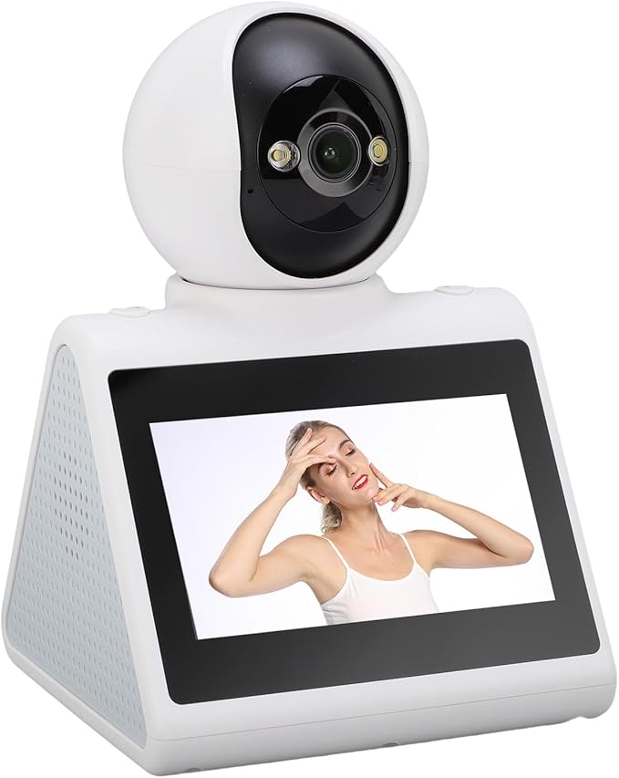 PUSOKEI Two Way Video Camera,2MP HD 1080P Pet Dog Camera, Smart Video Calling Monitor with Motion Zone, Voice Calling for Home Security & Family Communication (64GB)