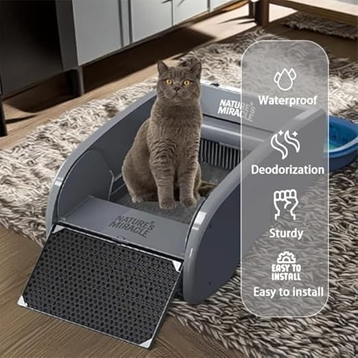 20PCS Disposable Waste Receptacles Compatible with Natures Miracle 2nd,for LitterMaid Litter Box 3rd,Disposable Cat Litter Box with Charcoal Bags (Machine NOT Included)