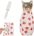 Supet Cat Wrap for Cutting Nails, 2026 Self-Adherent Cat Grooming Wrap, Anti-Escape Calming Cat Swaddle Wrap for Medicine, Nail Clipping, Teeth Brushing, Ear Cleaning