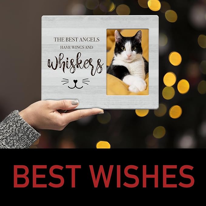 IAXIC Memorial Frame, Frame Memorial Gifts To Honor And Remember Cat Iovers, Grief Gifts for Women Remembrance Decorations for Wall Desk Tabletop