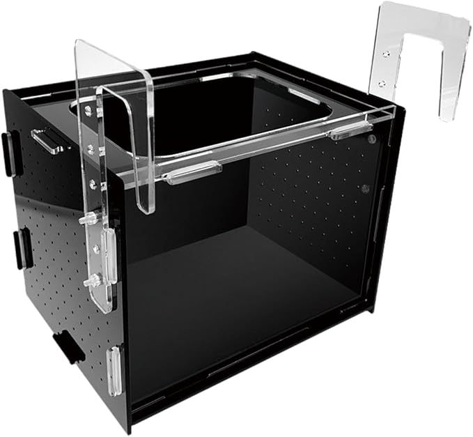Fish Breeder Box Isolation Box Transparent Separator Easy Installation Hatchery Incubator for Baby Fish Betta Guppy, 20x15x15cm