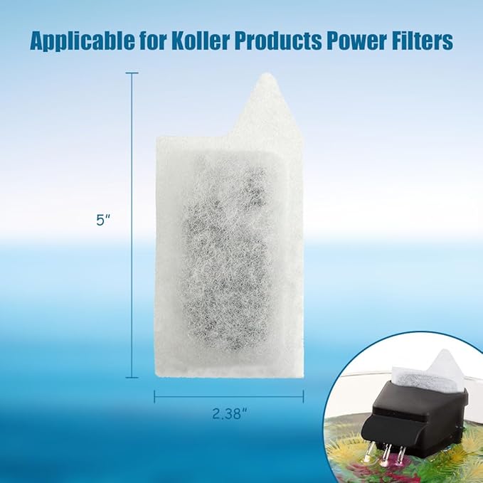 3-Gallon L26 Fish Tank Kit and Small 6-Pack Filter Cartridges