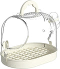 Portable Clear Bird Parrots Transport Cage Window Ventilated Carriers Bag Breathable Bird Travel Bag for Large Birds