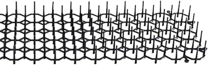 Cat Deterrent Mat with Spikes Anti Climbing Prickle Strips Animal Barrier for Garden Walls Outdoor 8.27x6.30 inch