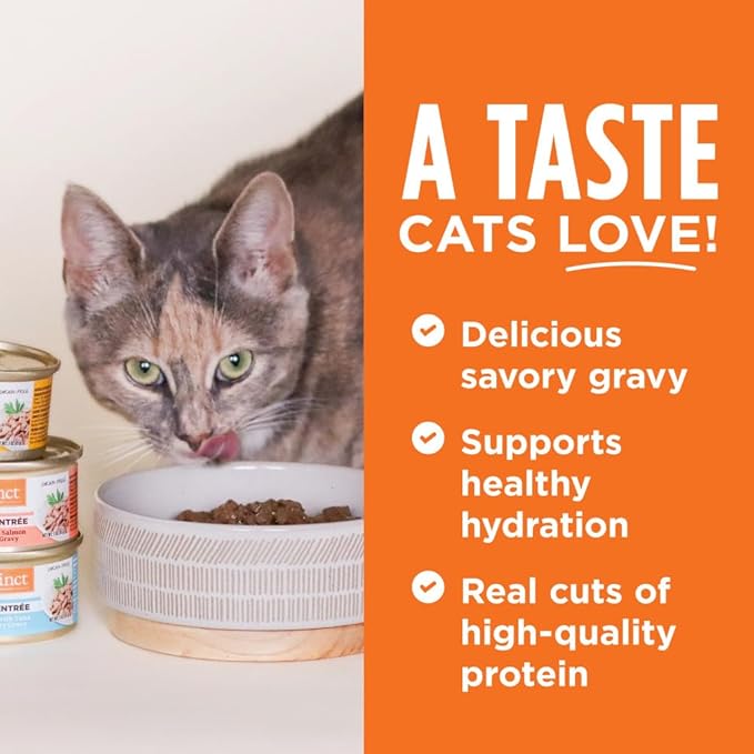Instinct Flaked Entrée Wet Canned Cat Food - Variety Pack, 3 Ounce (Pack of 12)