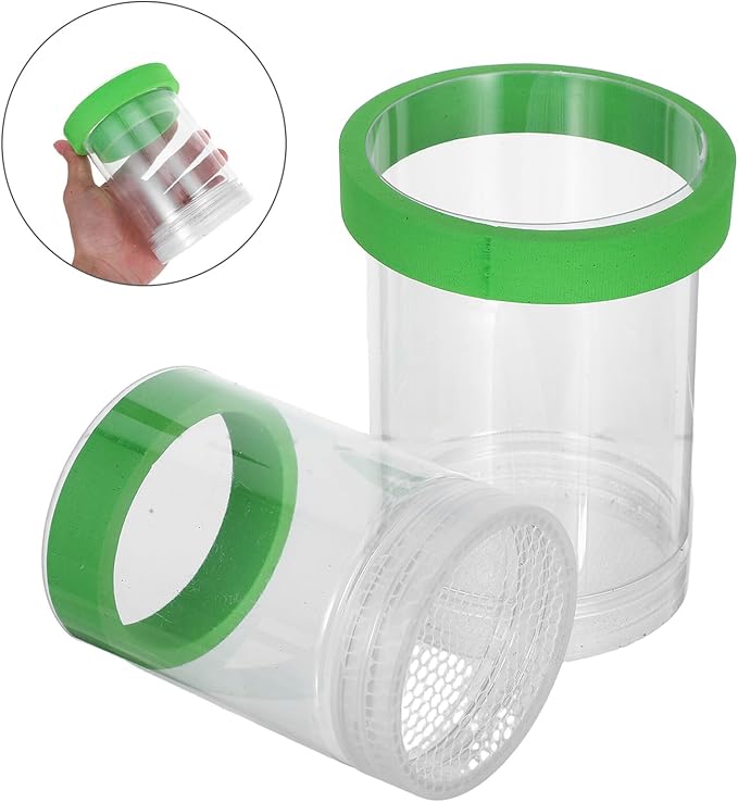 Beaupretty Floating Fish Breeding Box Egg Incubator System with Isolation Chamber Mesh Net for Aquarium Guppy Fry Hatchery Tank Green Small Size Suitable for Fish Tank Breeding