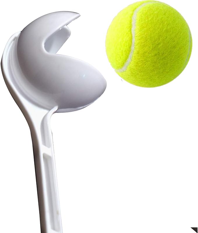 AnNafi Speed Arm Cricket Practice Ball Launcher & Pickup Set | Fetch & Fold Ball Launcher | Cricket Practice Equipments (Only Thrower, White)