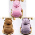 TAPBULL Dog Dresses, Fashionable Pet Dog Sweatshirt Clothes in Light Colors, Cute Cat Birthday Dress Outfit (Pink/Purple/Coffee 3-Pack), Small